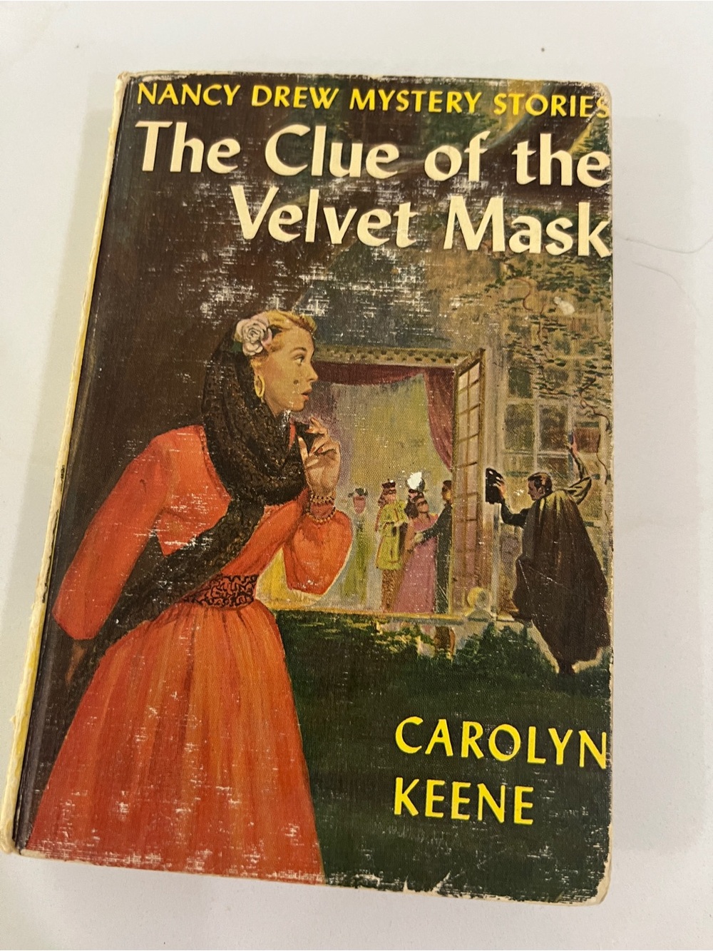 The Clue of the Velvet Mask Nancy Drew Book